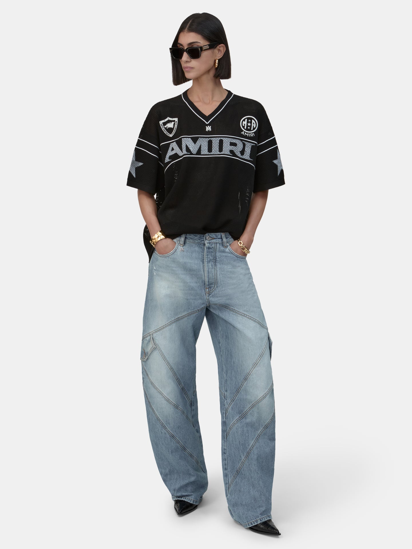 WOMEN - WOMEN'S AMIRI SPORT TEE - Black - AMIRI