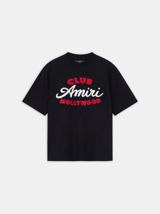 CLUB AMIRI OVERSIZED TEE - BLACK - AMIRI