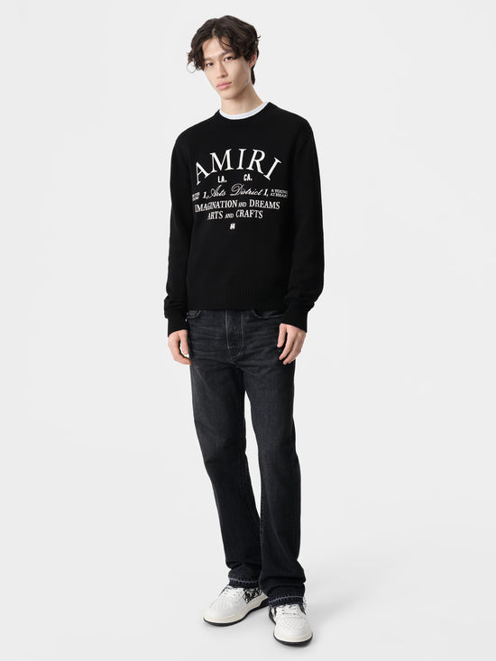 AMIRI ARTS DISTRICT CREW - Black - AMIRI