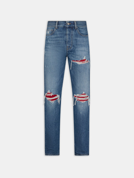 SUEDE STRAIGHT MX1 JEAN - MEDIUM INDIGO - AMIRI