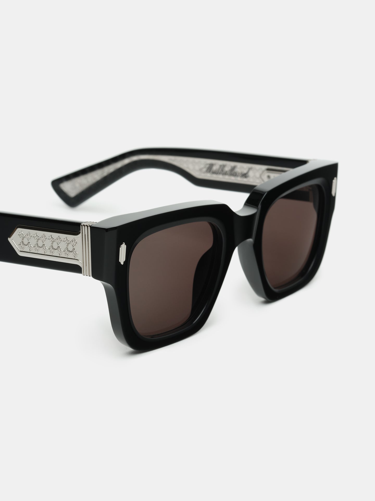 MULHOLLAND SUNGLASSES - Black Silver - AMIRI