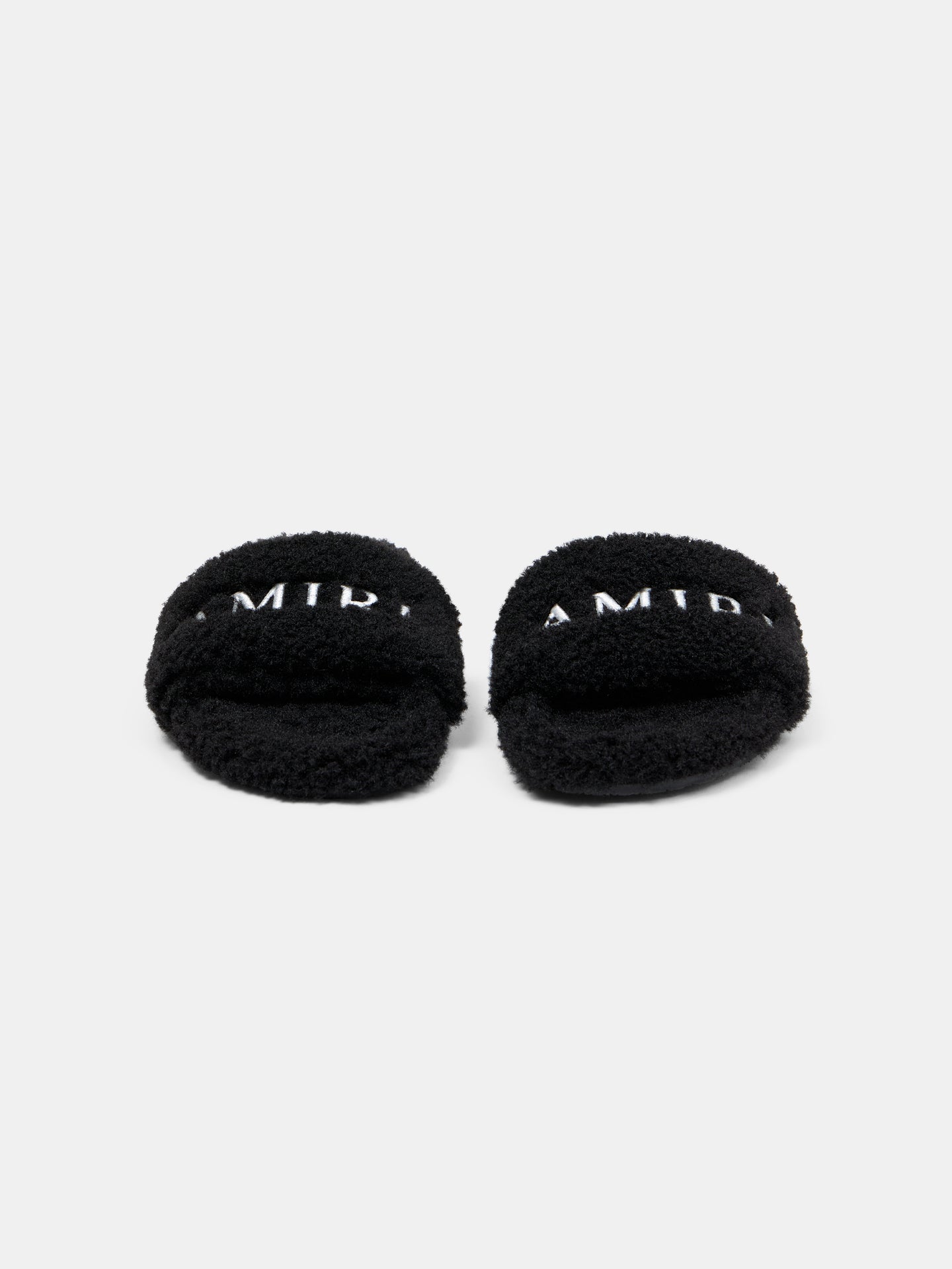 WOMEN - WOMEN'S AMIRI SHEARLING SLIDE - Black - AMIRI