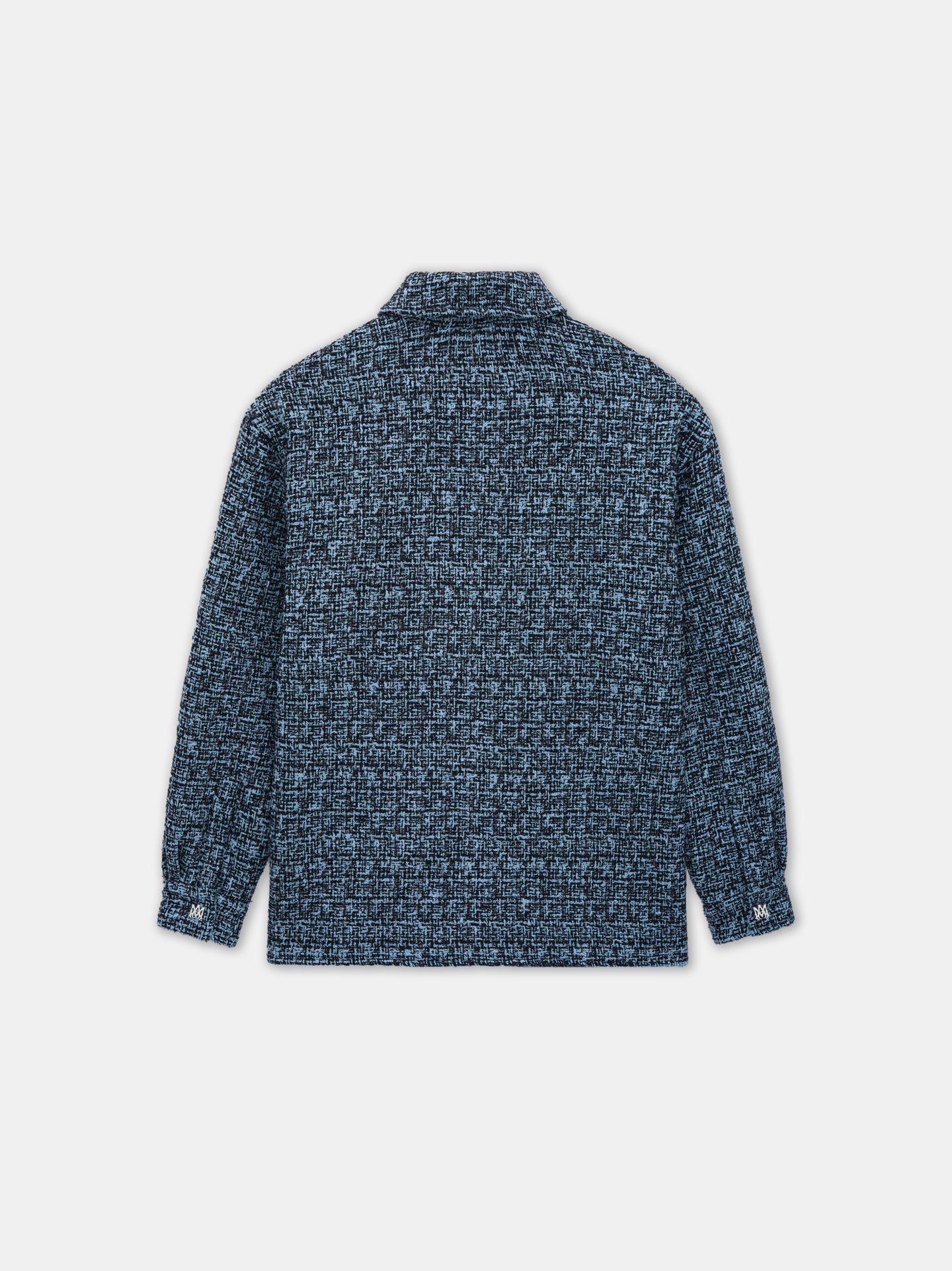 BOUCLE PADDED OVERSHIRT - Midnight Blue