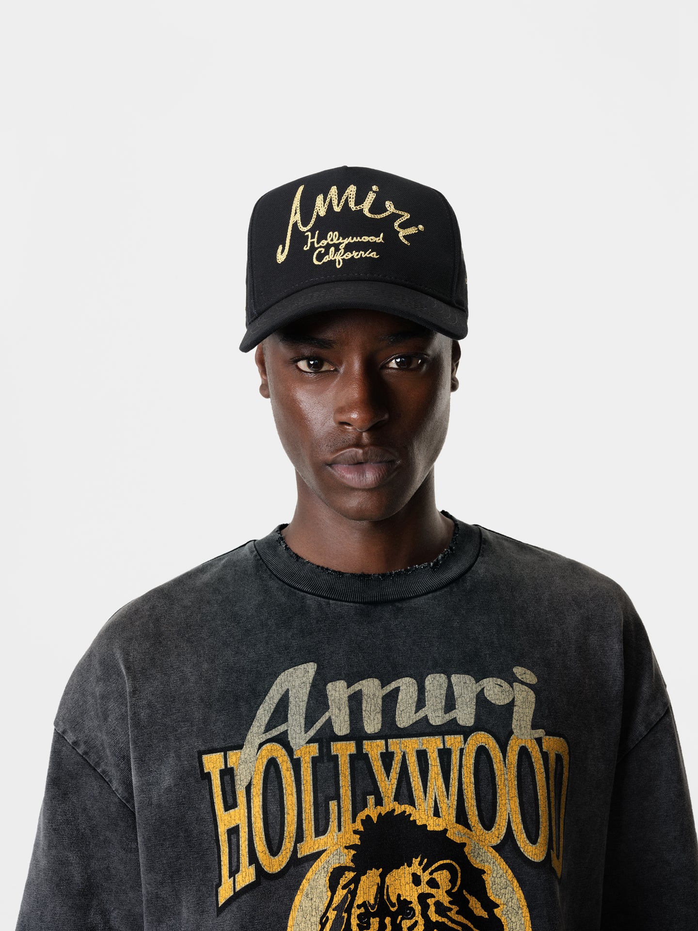 AMIRI HOLLYWOOD CANVAS HAT - Black