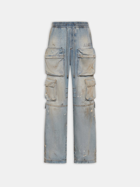 WOMEN - WOMEN'S CARGO JEAN - Perfect Antique Indigo - AMIRI