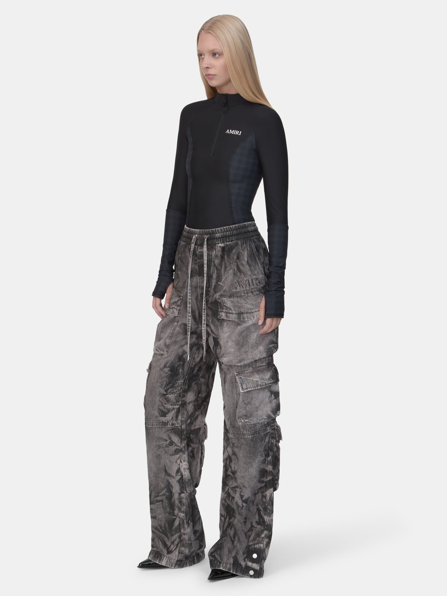 WOMEN - WOMEN'S CARGO JEAN - Smokey Topaz - AMIRI