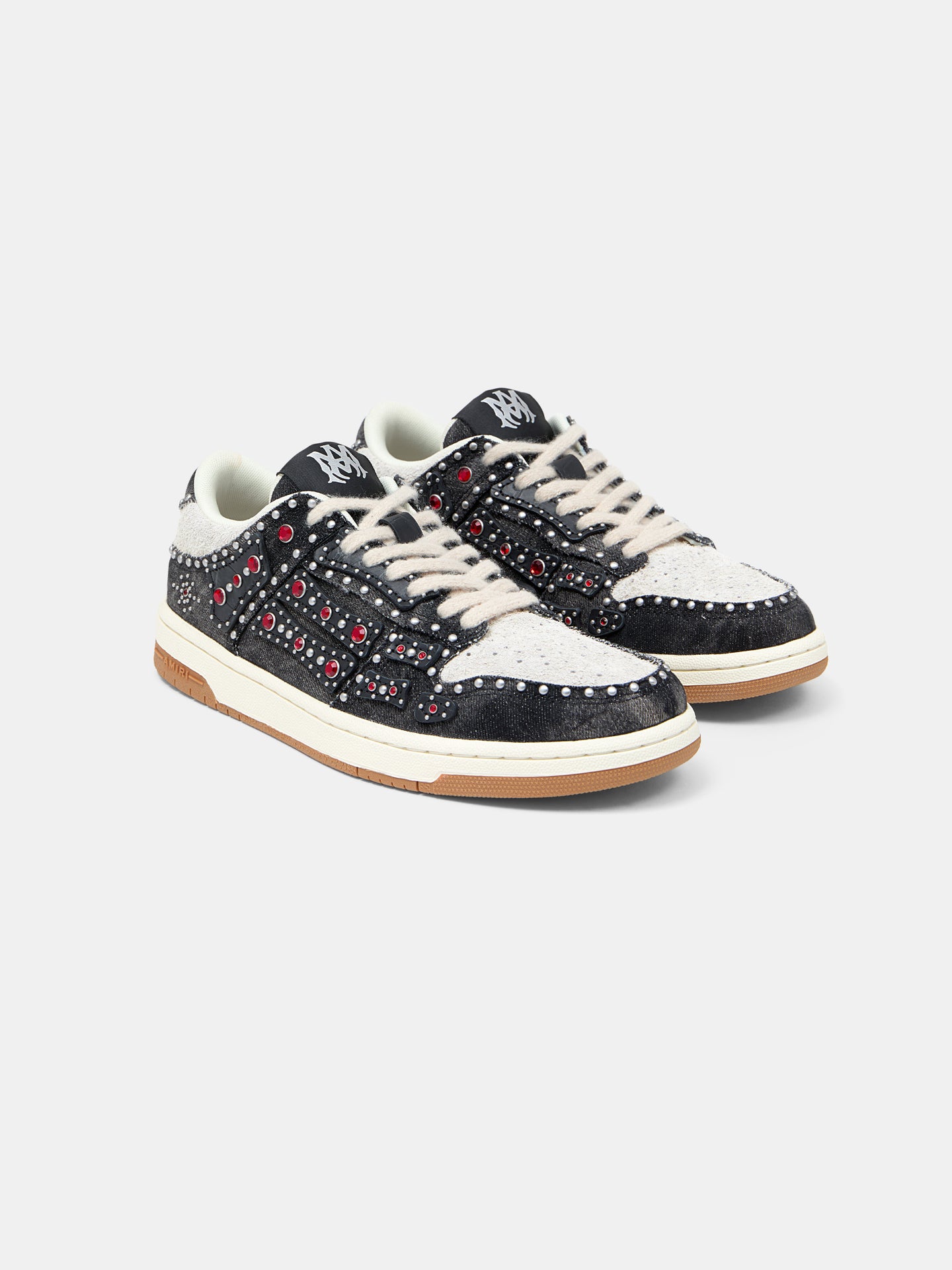 WOMEN - WOMEN'S STUD SKEL TOP LOW - Black - AMIRI