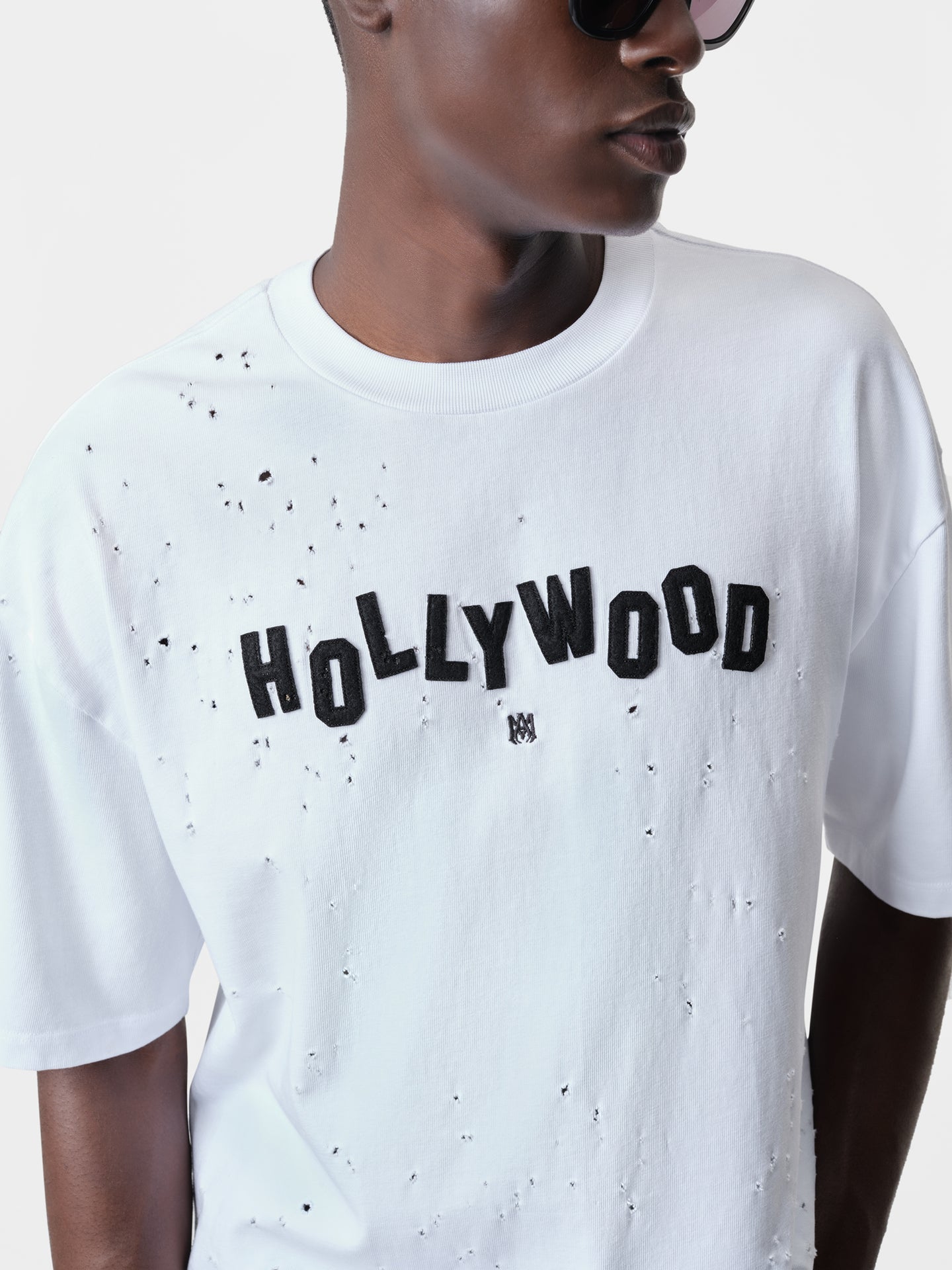 HOLLYWOOD SHOTGUN OVERSIZED TEE - White