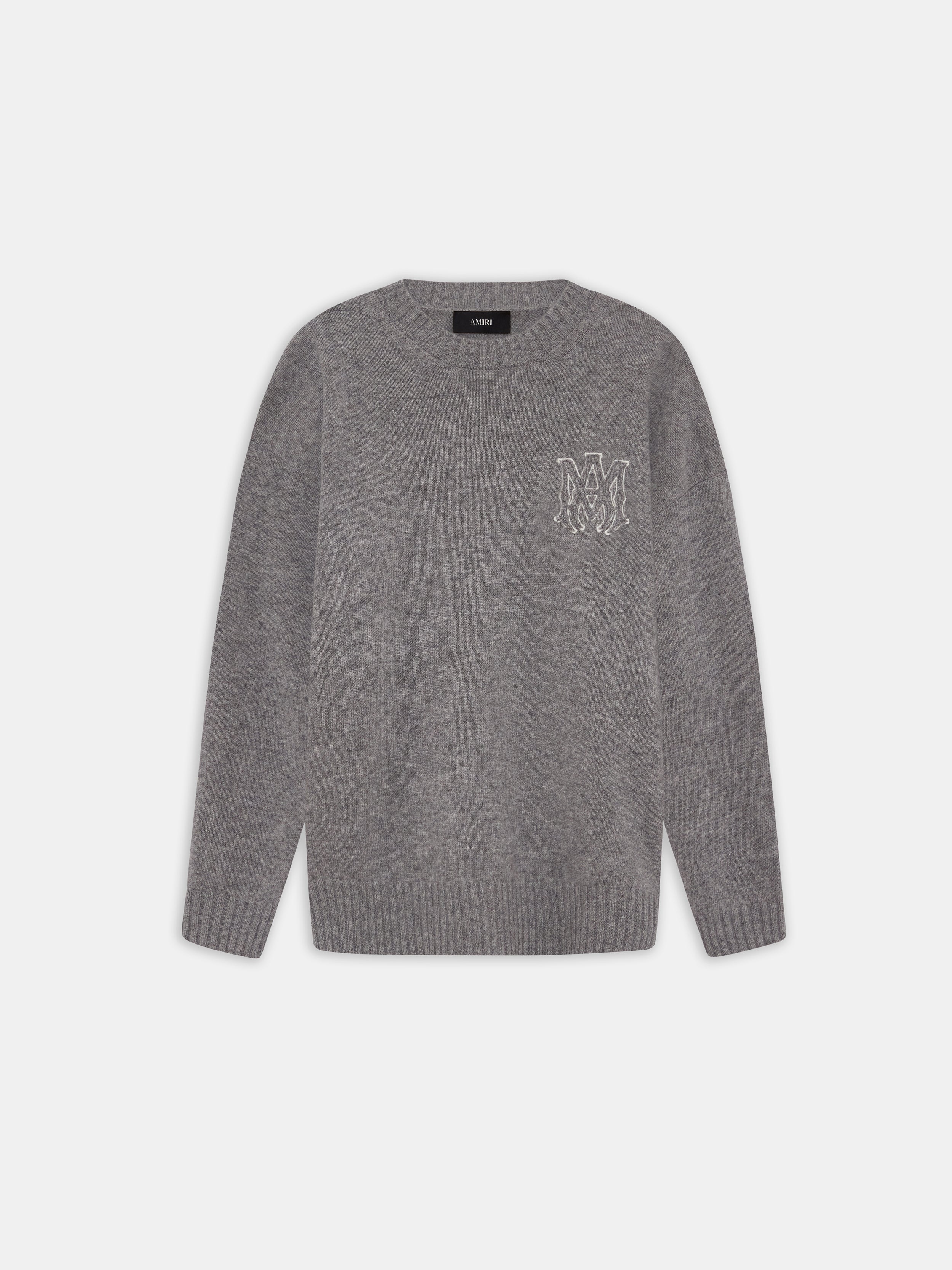 Product WOMEN - WOMEN'S MA APPLIQUE SWEATER - Grey featured image