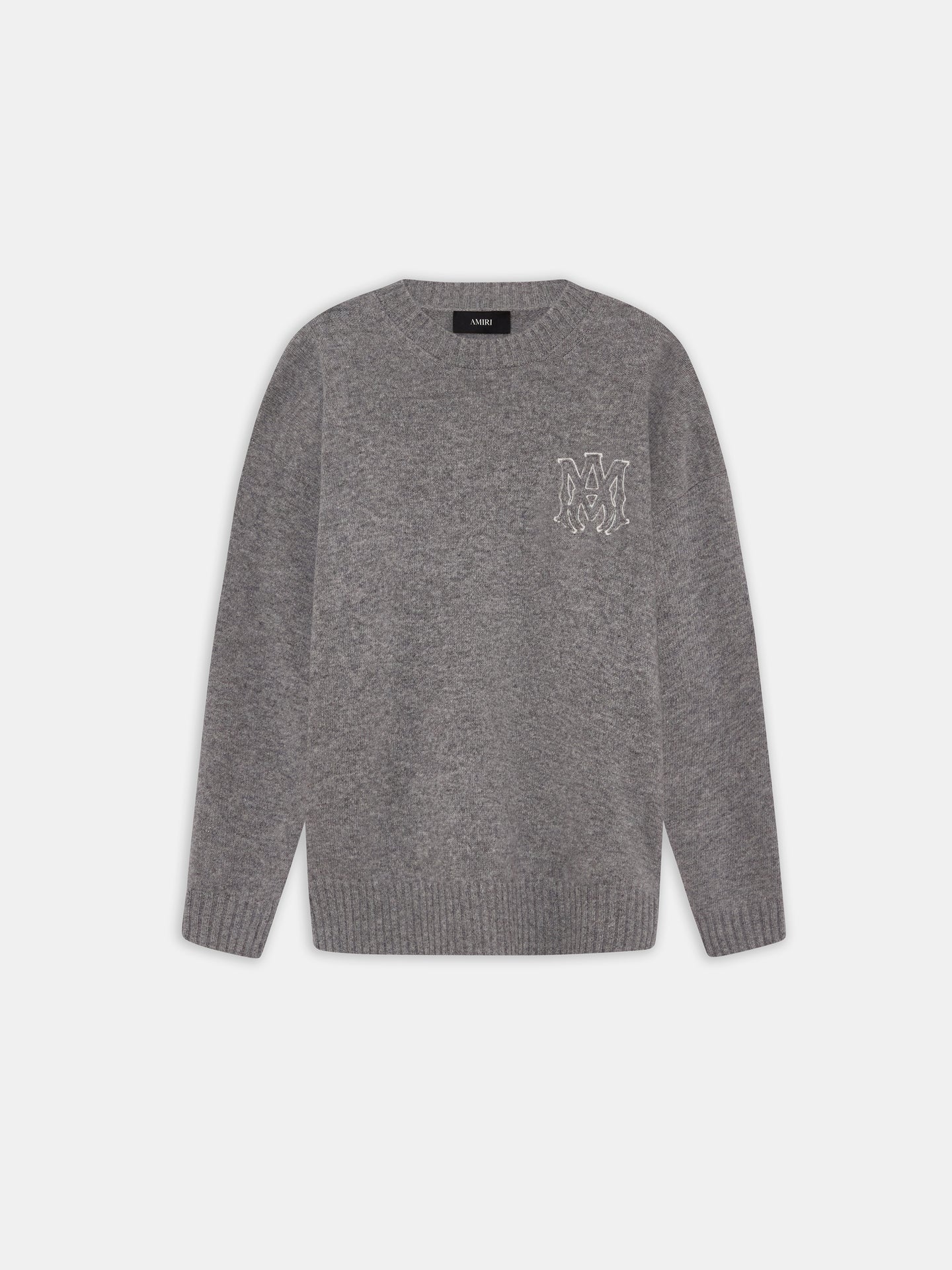 WOMEN - WOMEN'S MA APPLIQUE SWEATER - Grey - AMIRI
