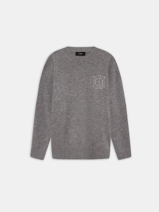 WOMEN - WOMEN'S MA APPLIQUE SWEATER - Grey - AMIRI