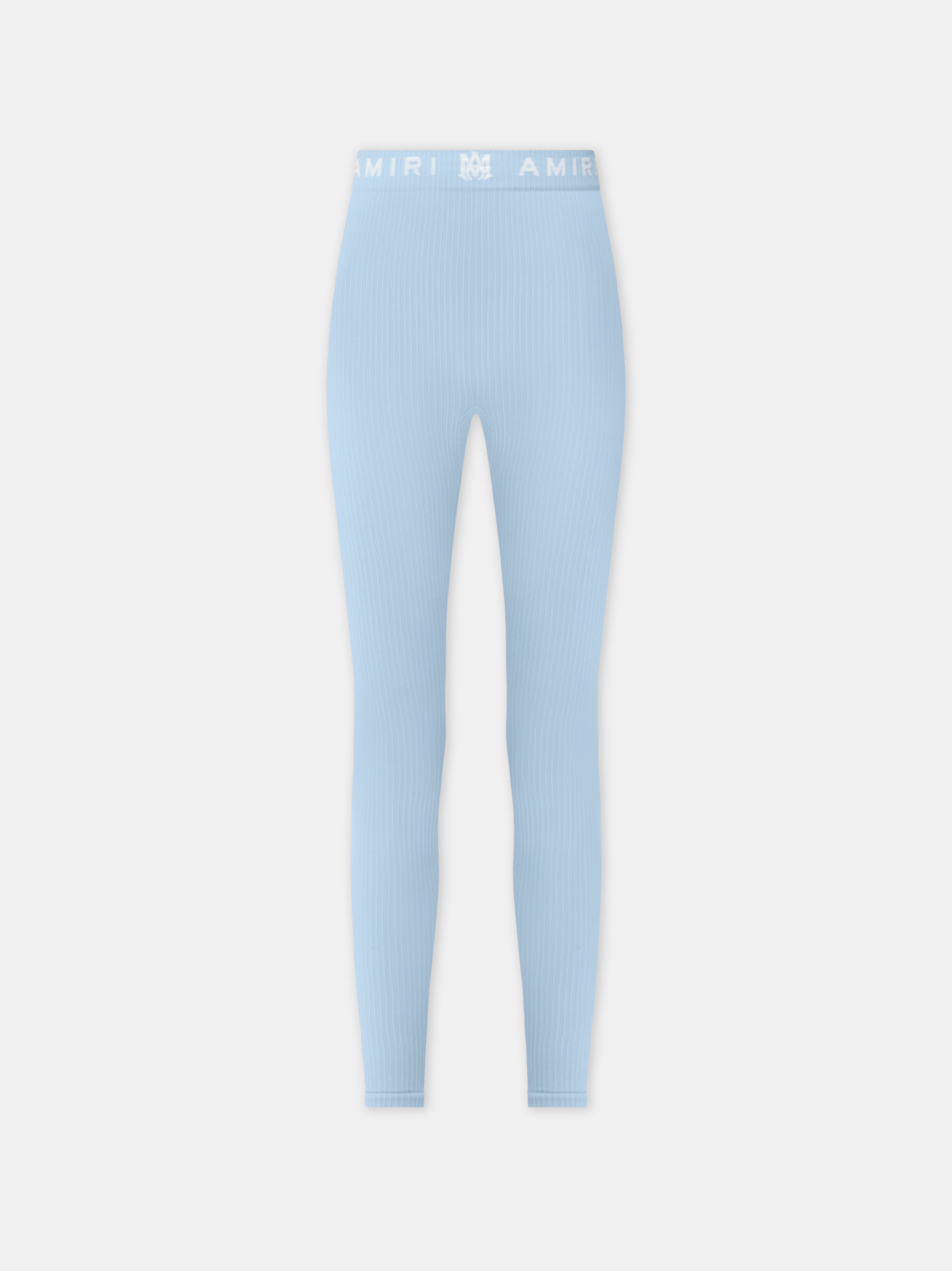 Product WOMEN - WOMEN'S MA RIBBED SEAMLESS LEGGING - Cerulean featured image