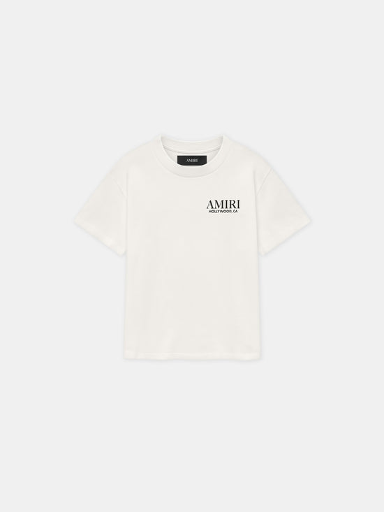 KIDS - KIDS' BONES STACKED TEE - Ivory - AMIRI