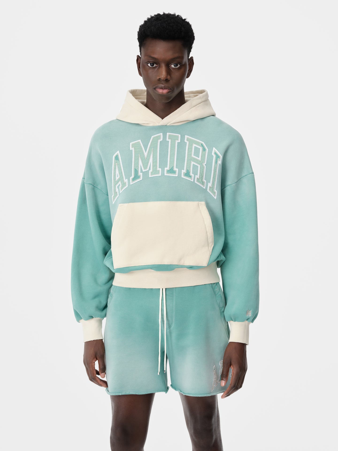 AMIRI VINTAGE OVERSIZED HOODIE - Sea Blue