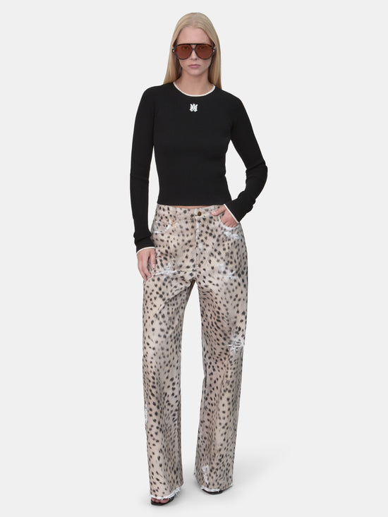 WOMEN - WOMEN'S DEER CARPENTER JEAN - Dark Brown - AMIRI