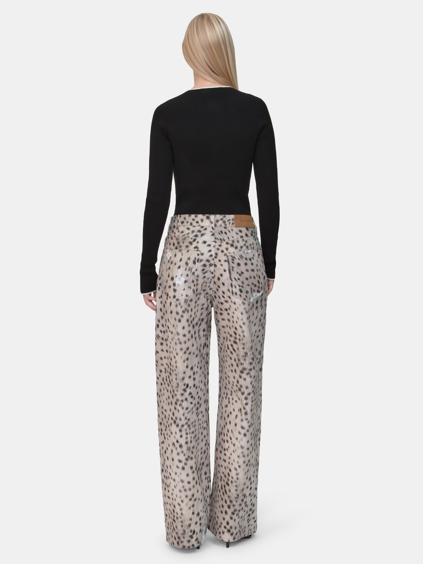 WOMEN - WOMEN'S DEER CARPENTER JEAN - Dark Brown - AMIRI