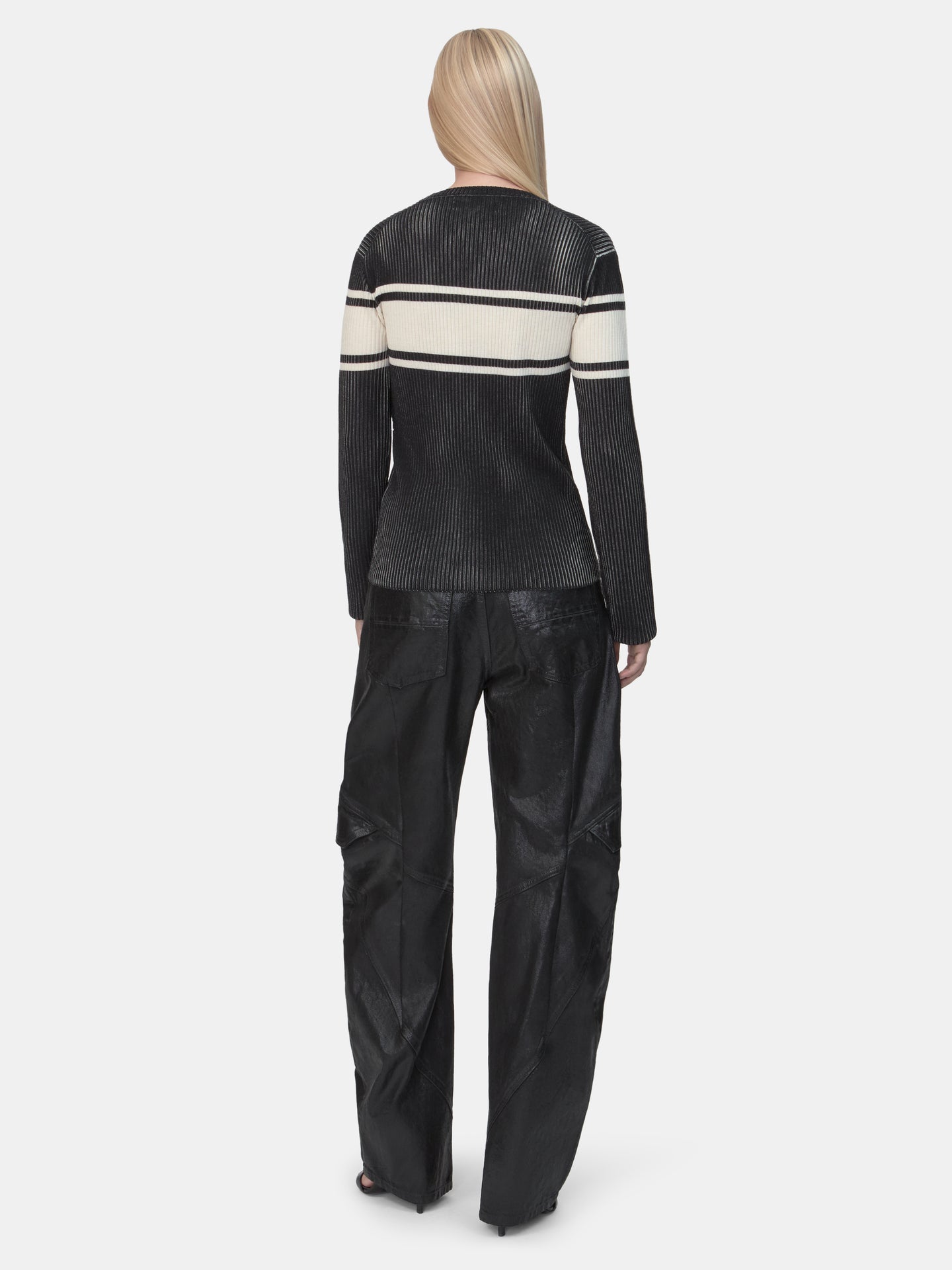 WOMEN - WOMEN'S AMIRI SPORT LONG SLEEVE TEE - Black - AMIRI