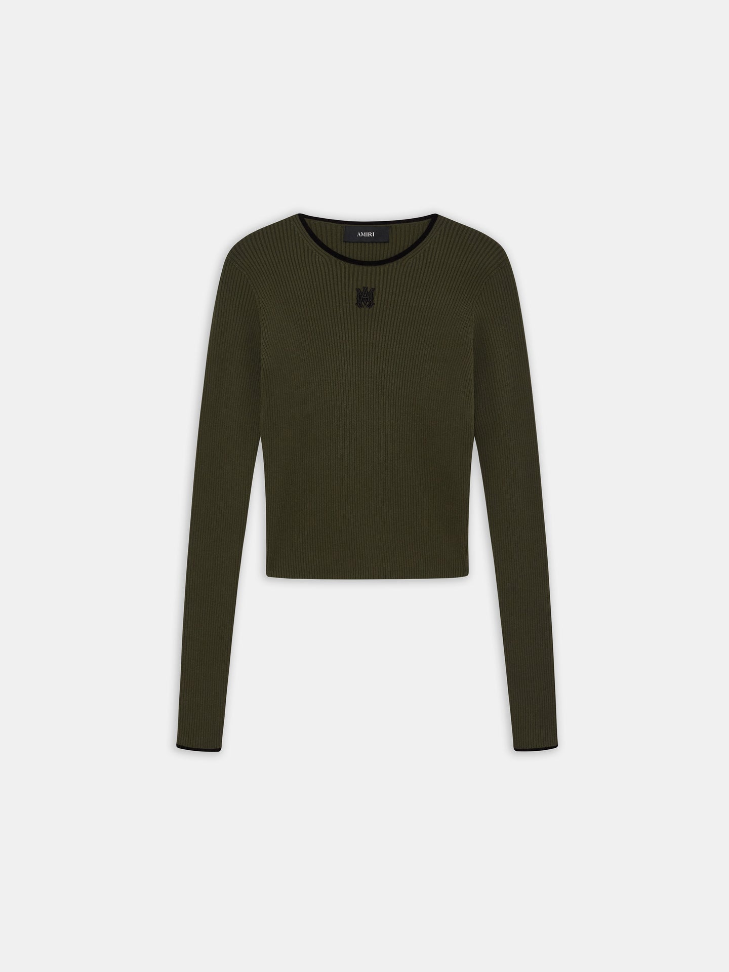 WOMEN - WOMEN'S MA LONG SLEEVE TEE - Dark Sage - AMIRI