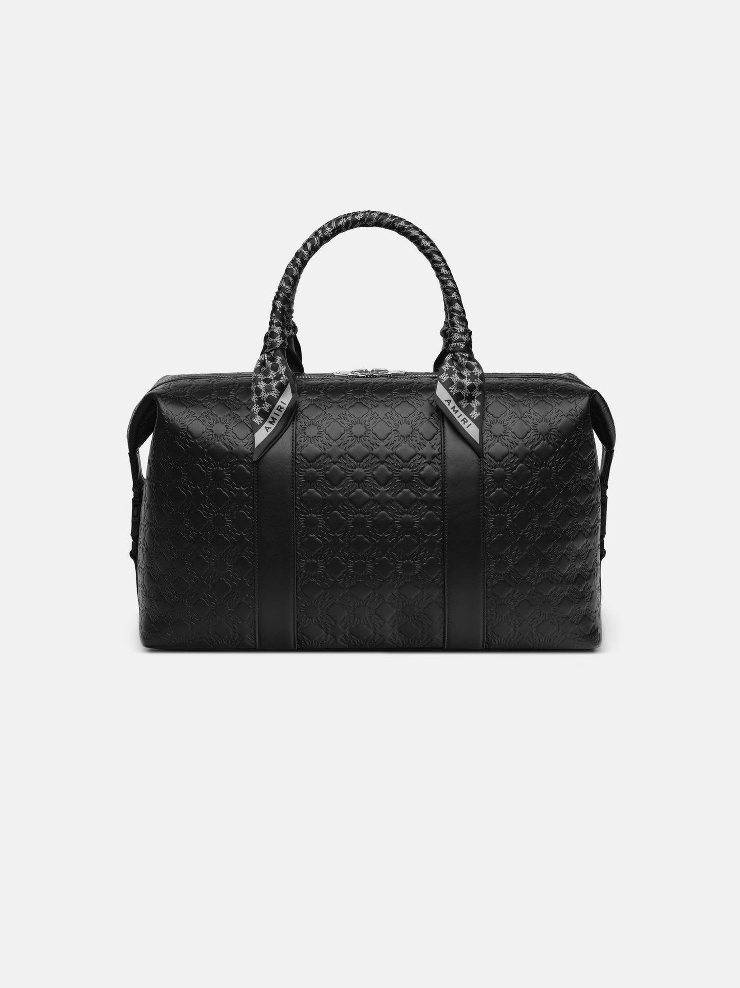 MA QUAD LEATHER DUFFLE BAG - Black