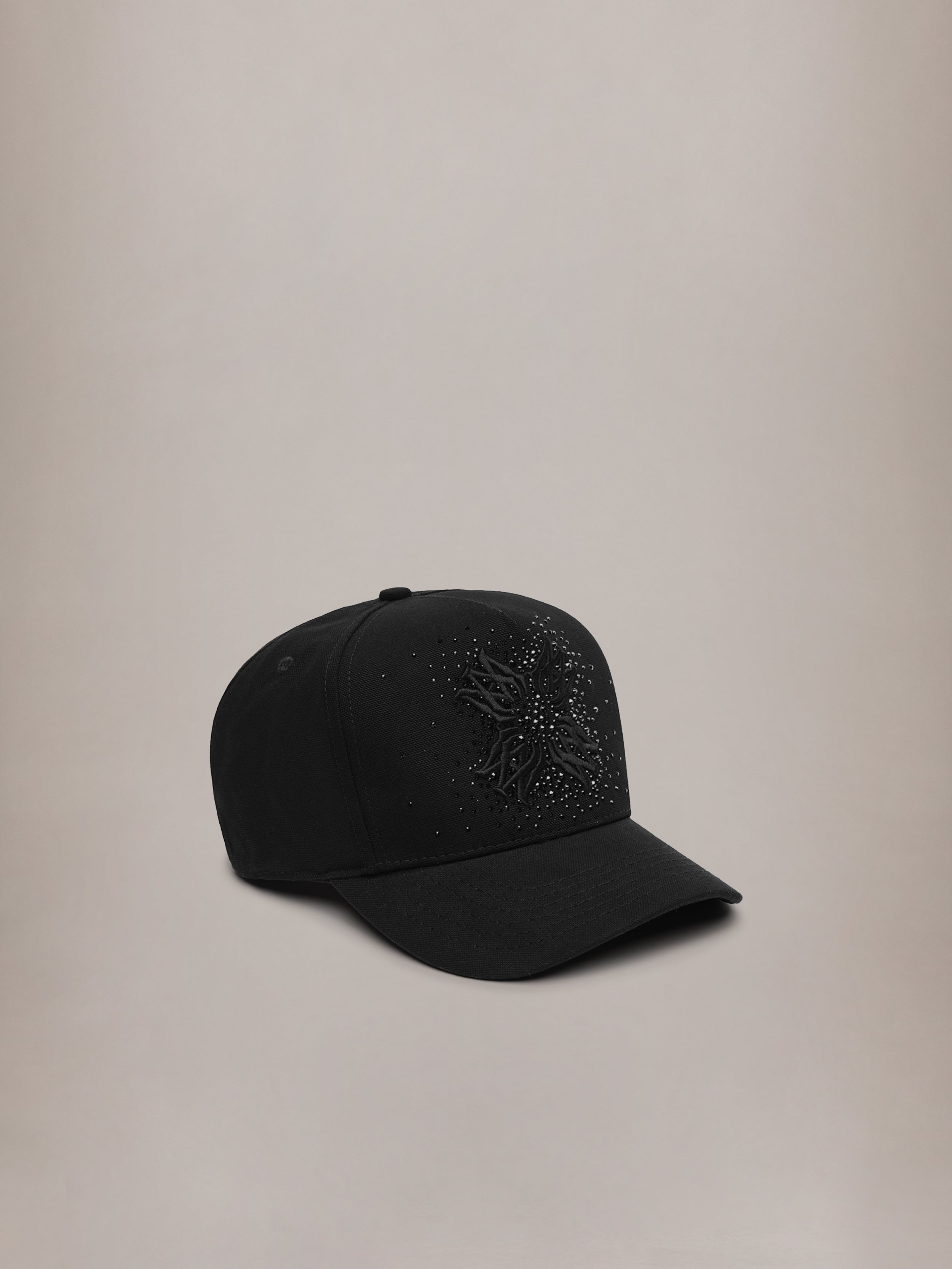 AMIRI エムエークワッドキャンバスハット MA QUAD CRYSTAL CANVAS HAT - Black | AMIRI