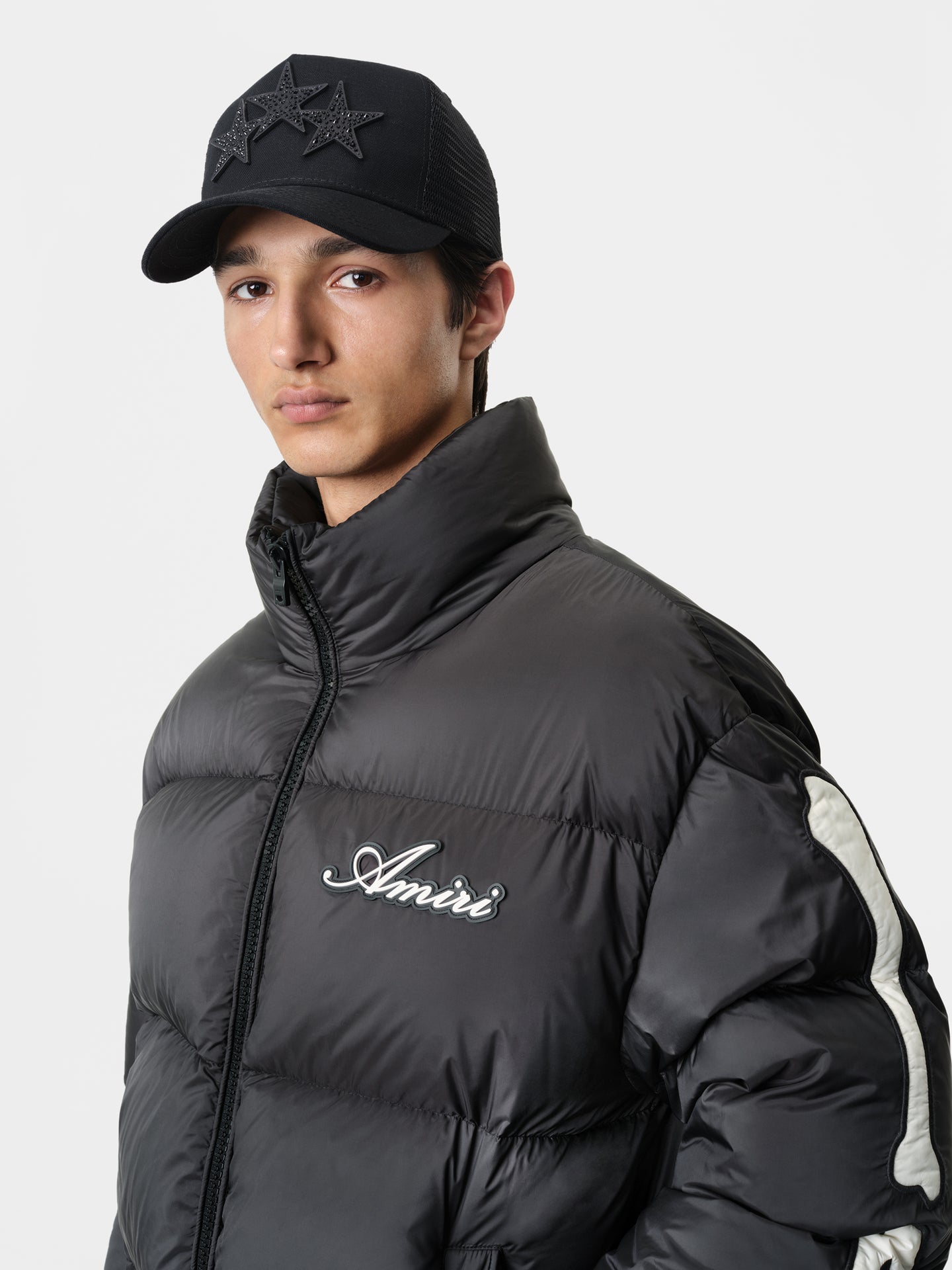 BONES DOWN JACKET - Black