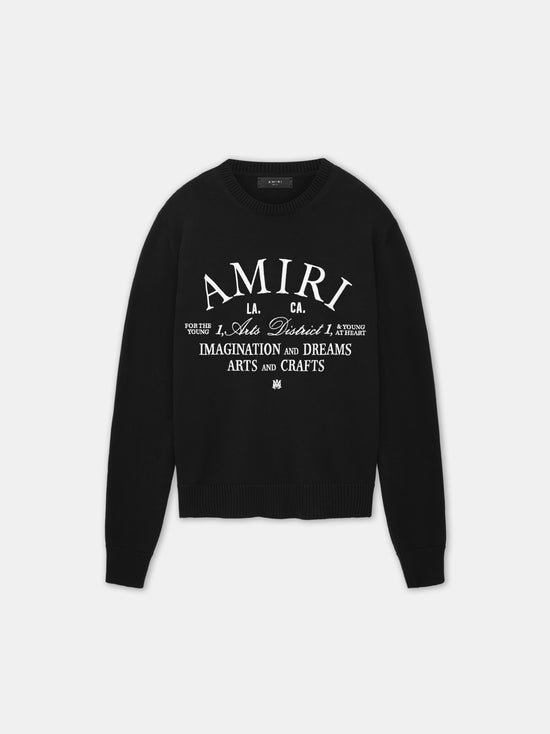 AMIRI ARTS DISTRICT CREW - Black