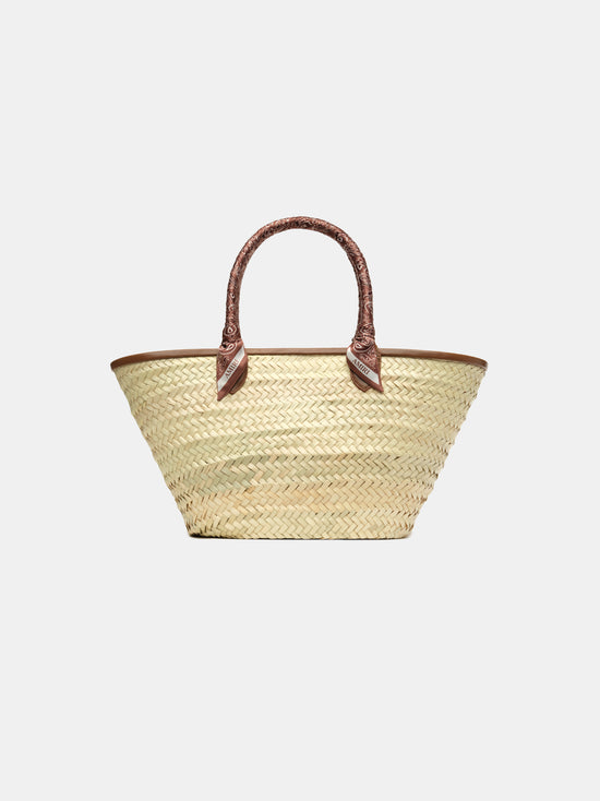 WOMEN - WOMEN'S MA RAFFIA MACRO TOTE - Brown - AMIRI