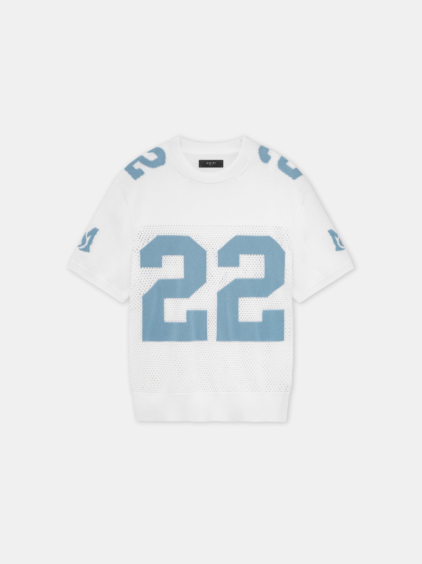 22 TEE - White Cerulean