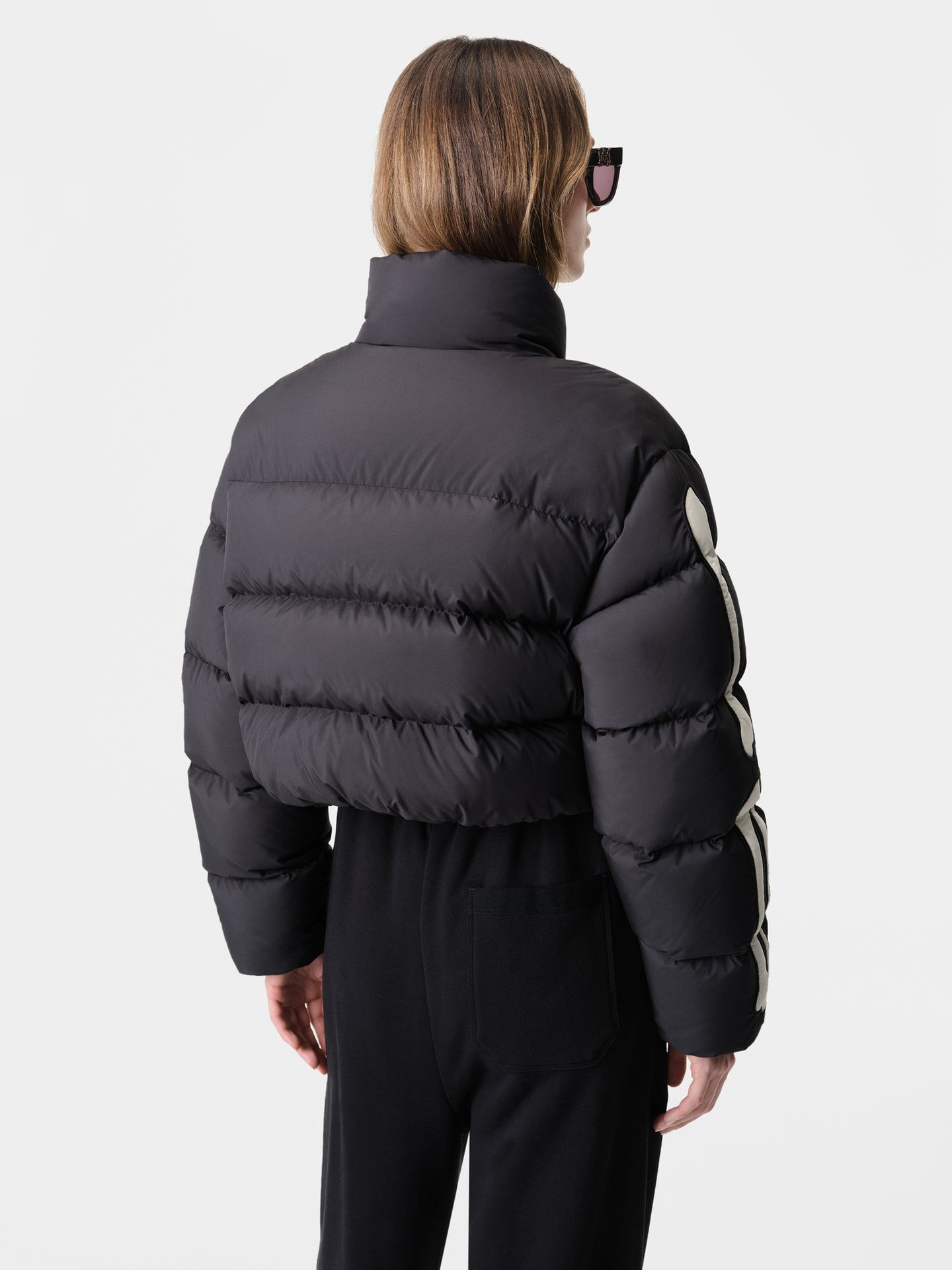 WOMEN - WOMEN'S BONES CROPPED DOWN JACKET - Black