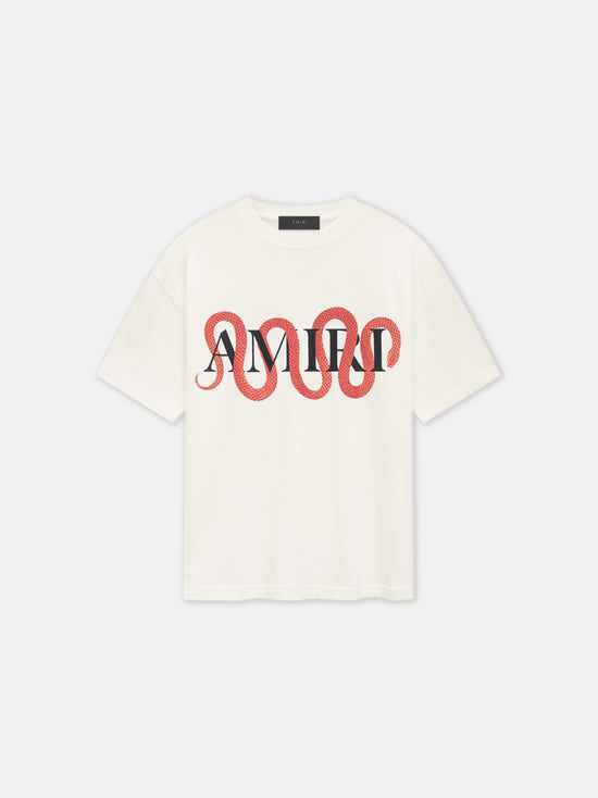 AMIRI SNAKE TEE - Ivory