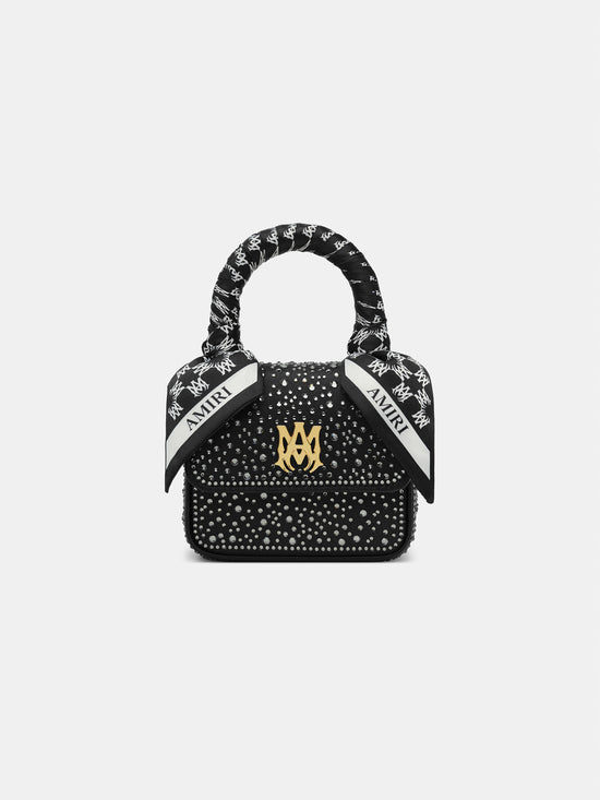 WOMEN - WOMEN'S CRYSTAL NANO MA BAG - Black - AMIRI