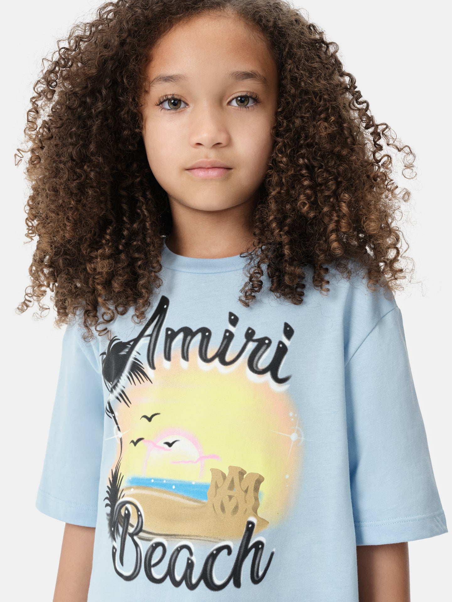 KIDS - KIDS' MA SANDCASTLE TEE - Cerulean