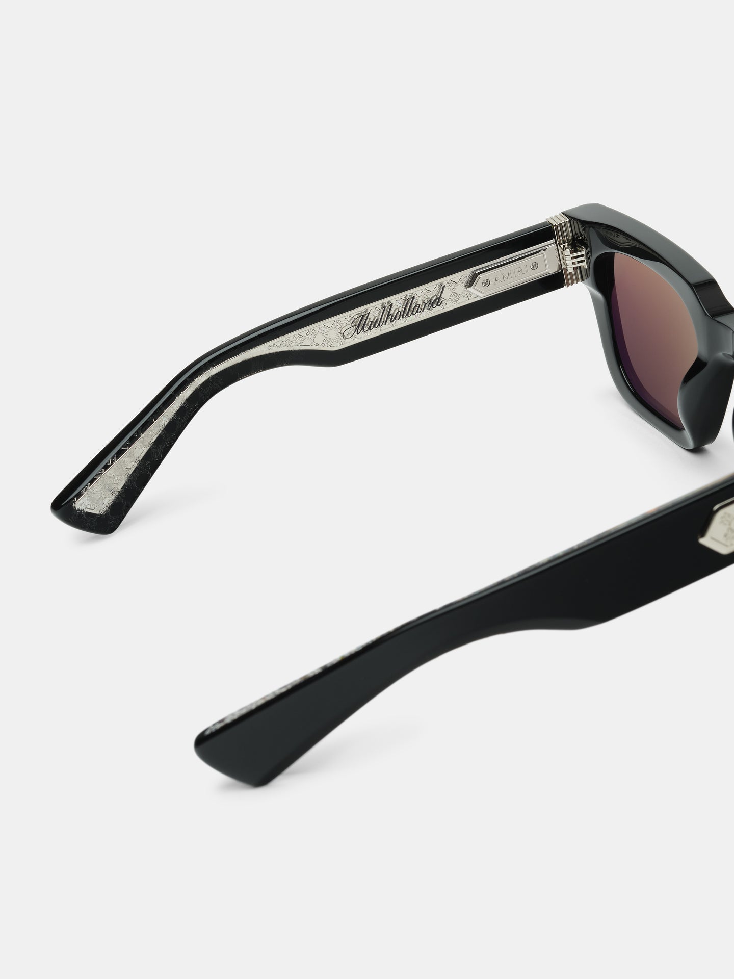 MULHOLLAND SUNGLASSES - Black Silver - AMIRI
