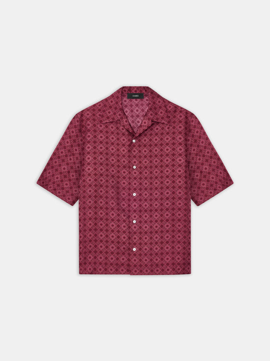 MA QUAD BOWLING SHIRT - WINE - AMIRI
