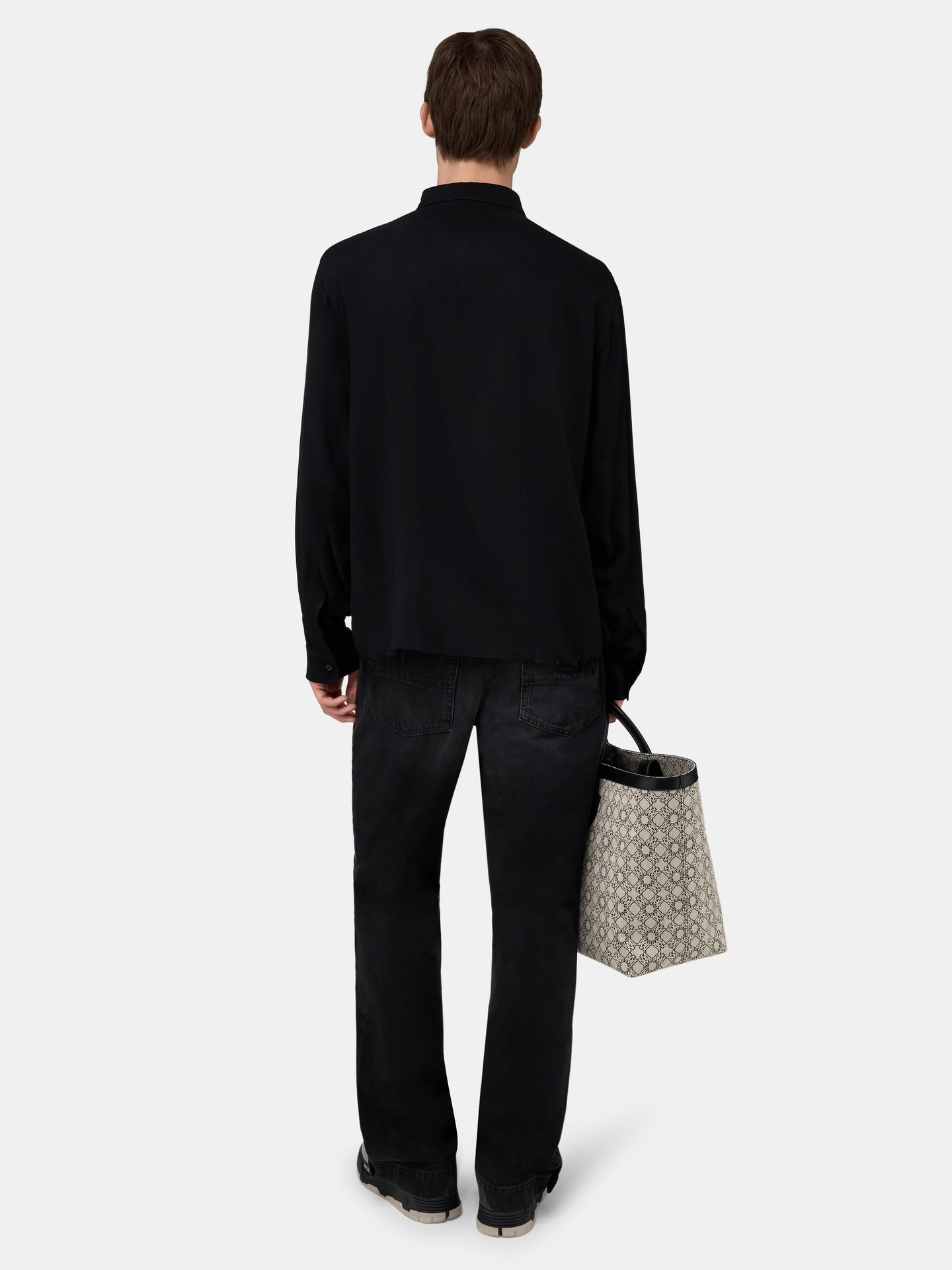 MA EAGLE LONG SLEEVE SHIRT - Black - AMIRI