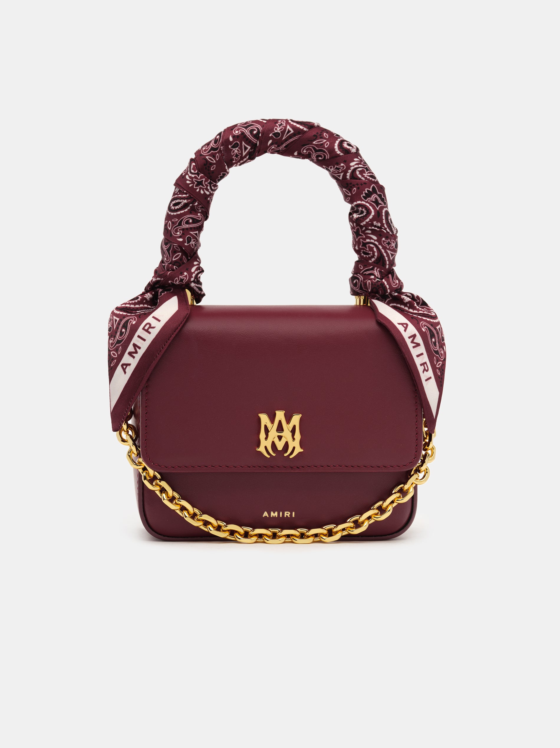 Product WOMEN - WOMEN'S MICRO MA BAG WITH CHAIN HANDLE - Burgundy featured image