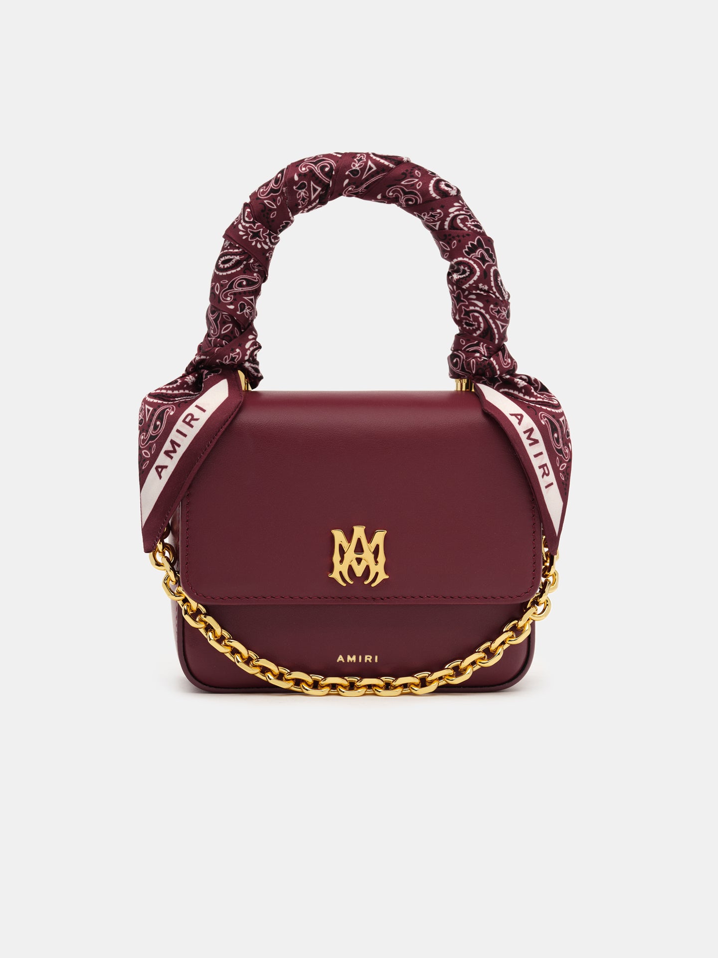 WOMEN - WOMEN'S MICRO MA BAG WITH CHAIN HANDLE - Burgundy