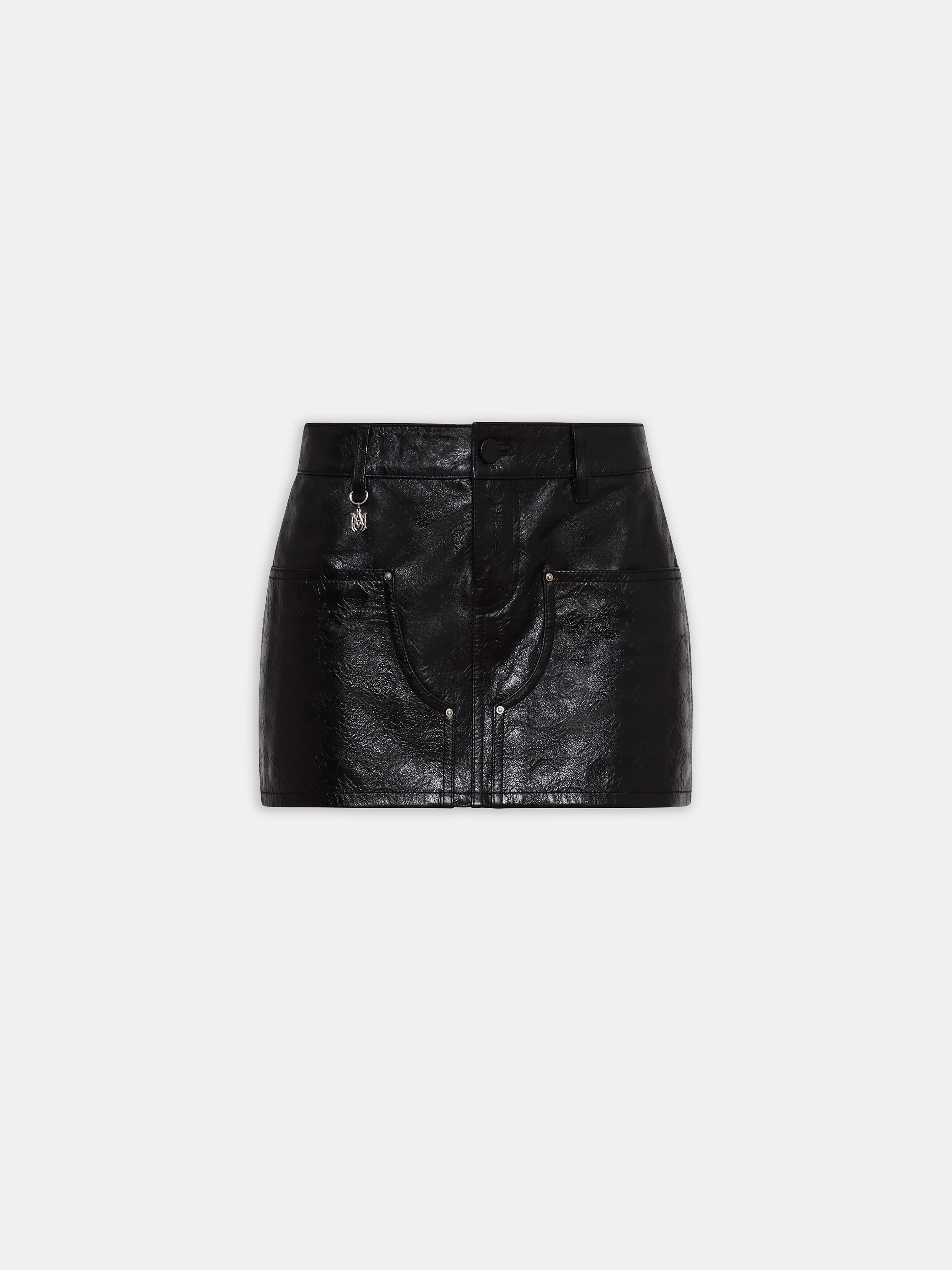 Product WOMEN - WOMEN'S MA QUAD LEATHER SKIRT - Black featured image