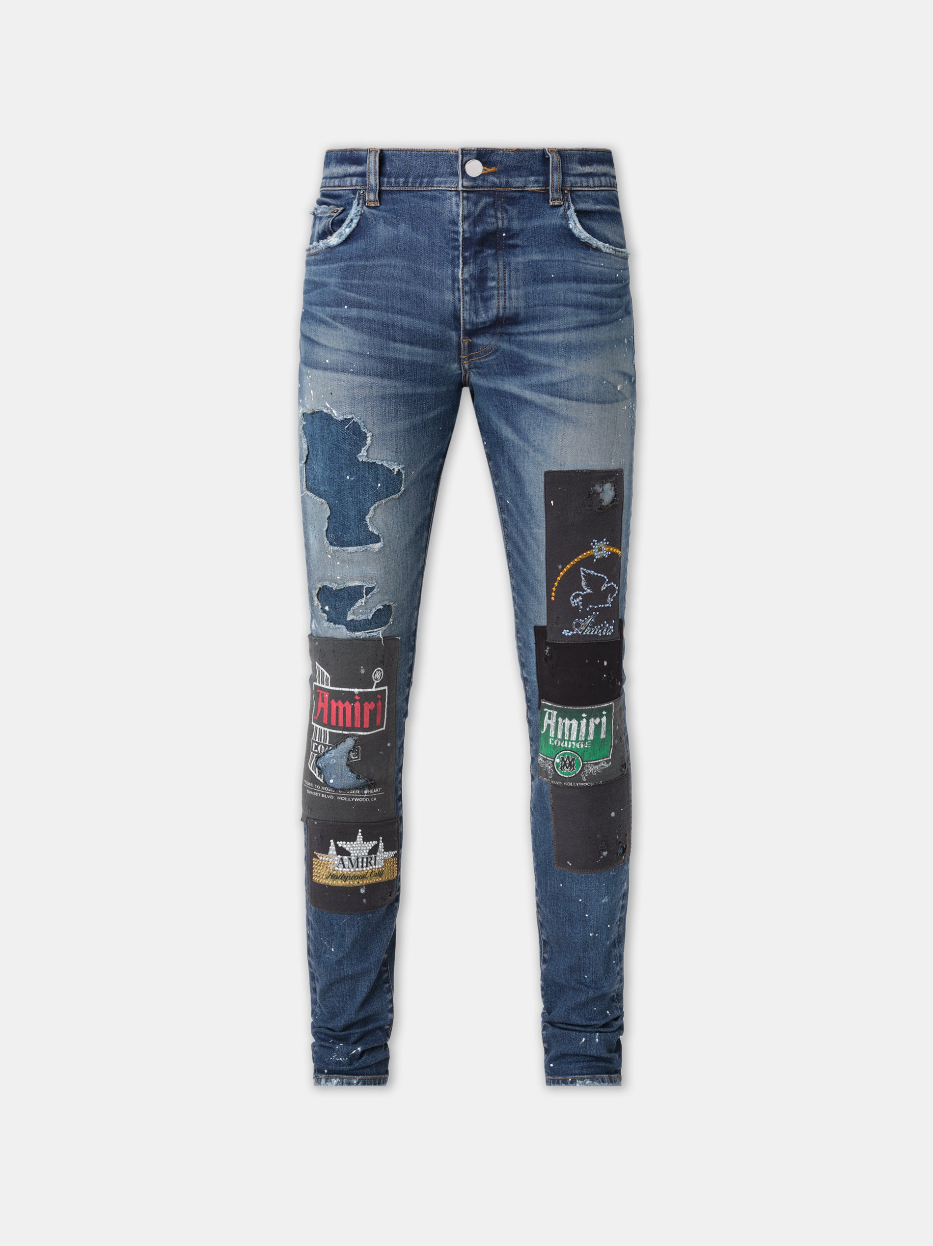 Product AMIRI LOUNGE SKINNY JEAN - Nightshade Indigo featured image