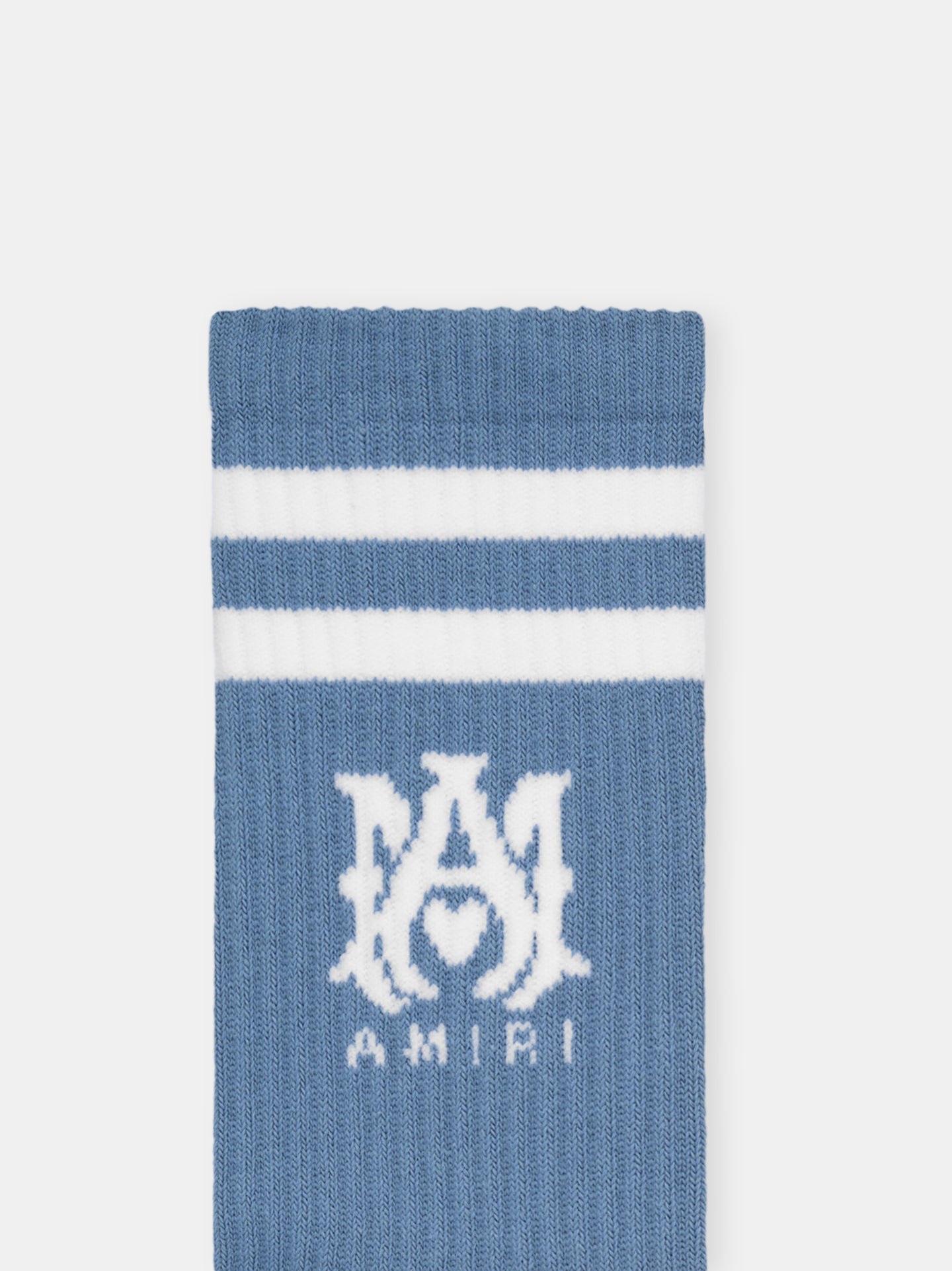 MA STRIPE SOCK - Dusty Blue