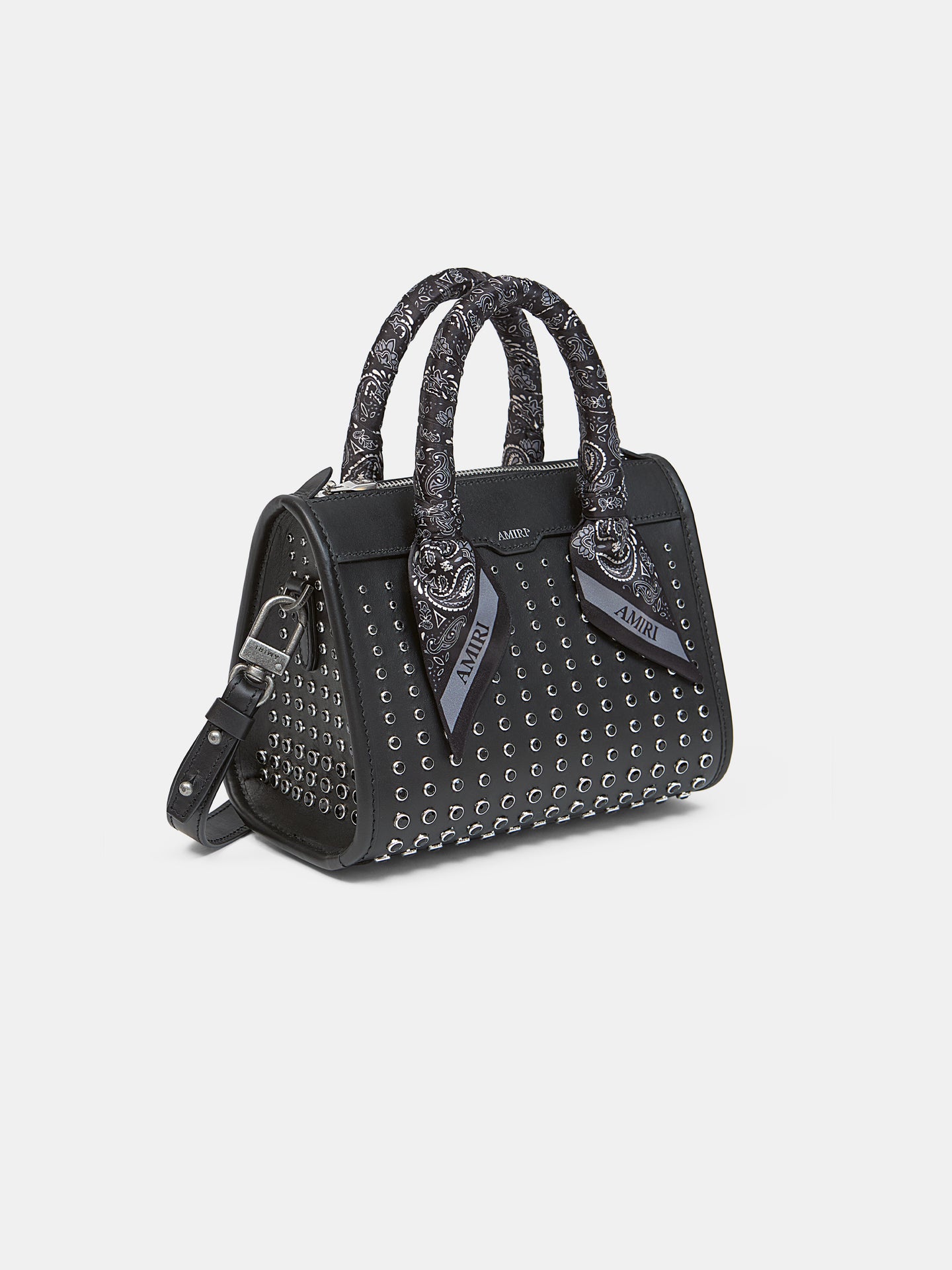 WOMEN - WOMEN'S MICRO TRIANGLE STUD BAG - Black - AMIRI