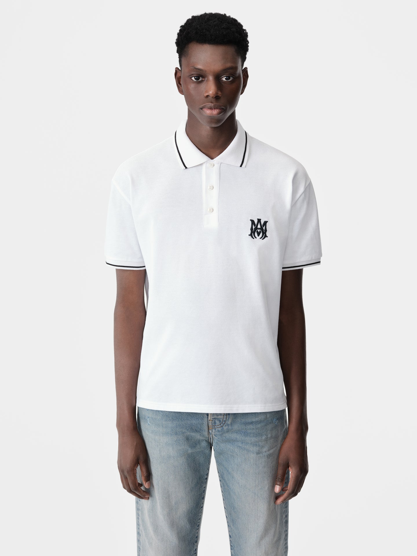 MA CORE LOGO POLO - White