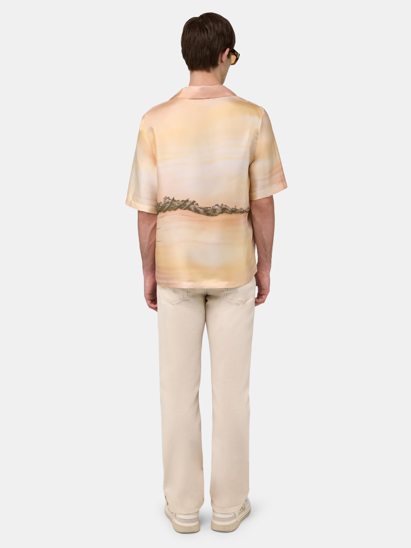 PALMS BOWLING SHIRT - Ivory - AMIRI