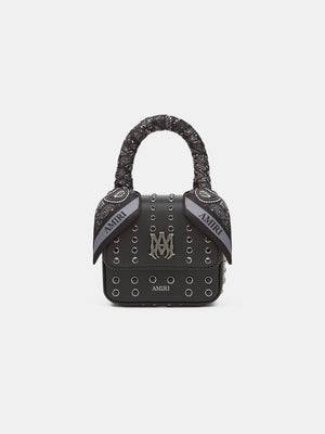 WOMEN - WOMEN'S NANO MA STUD BAG - Black - AMIRI