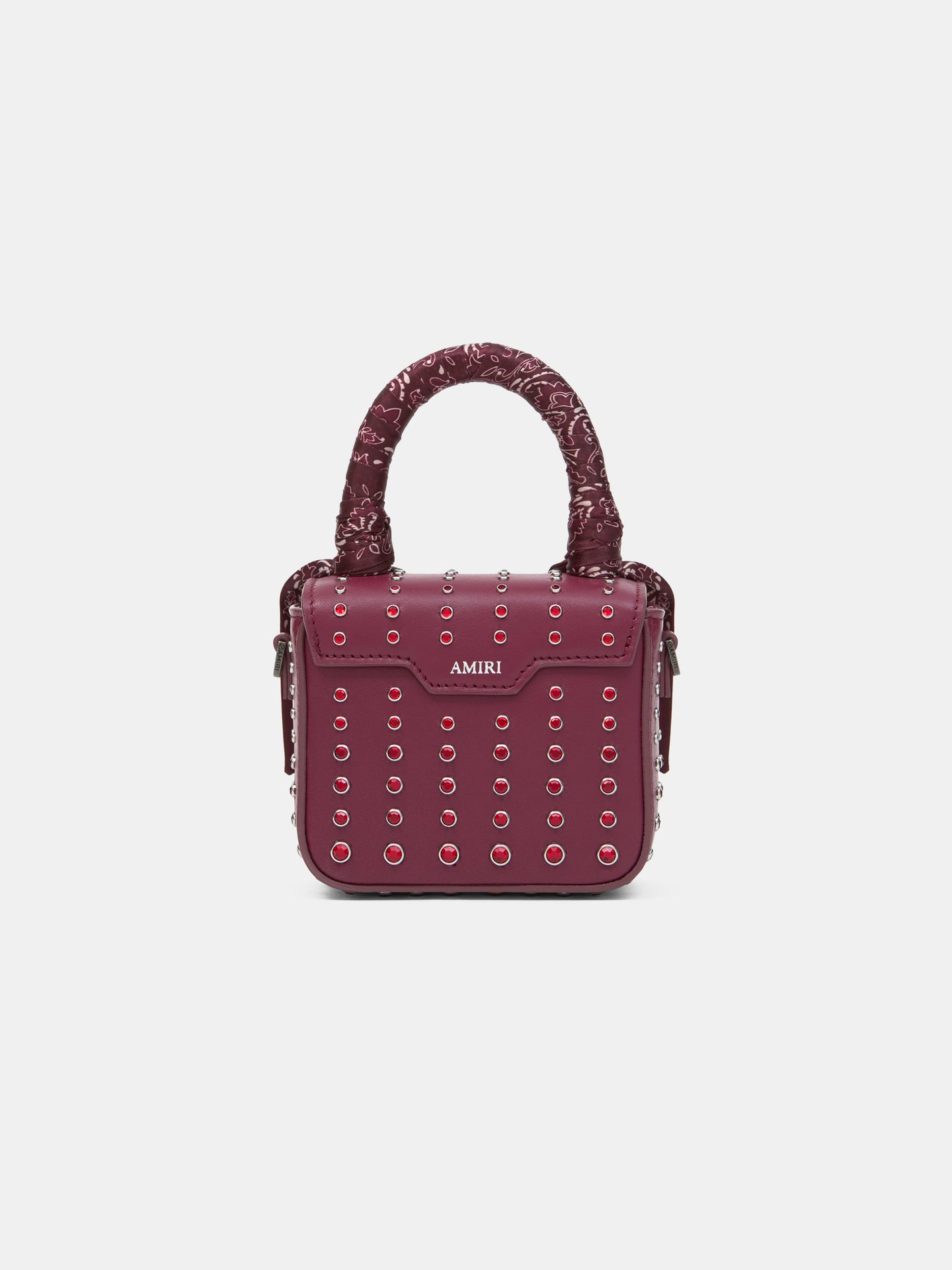 WOMEN - WOMEN'S NANO MA STUD BAG - Aged Port - AMIRI