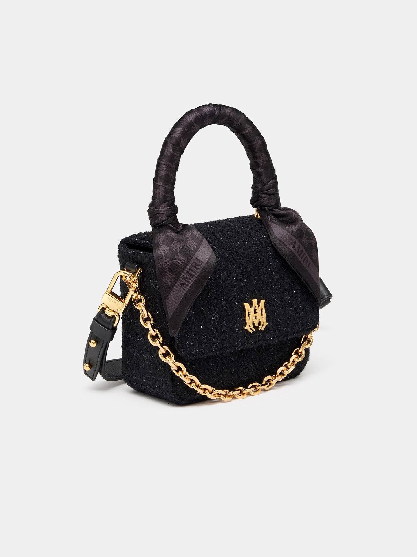 WOMEN - WOMEN'S BOUCLE MICRO MA BAG - BLACK - AMIRI