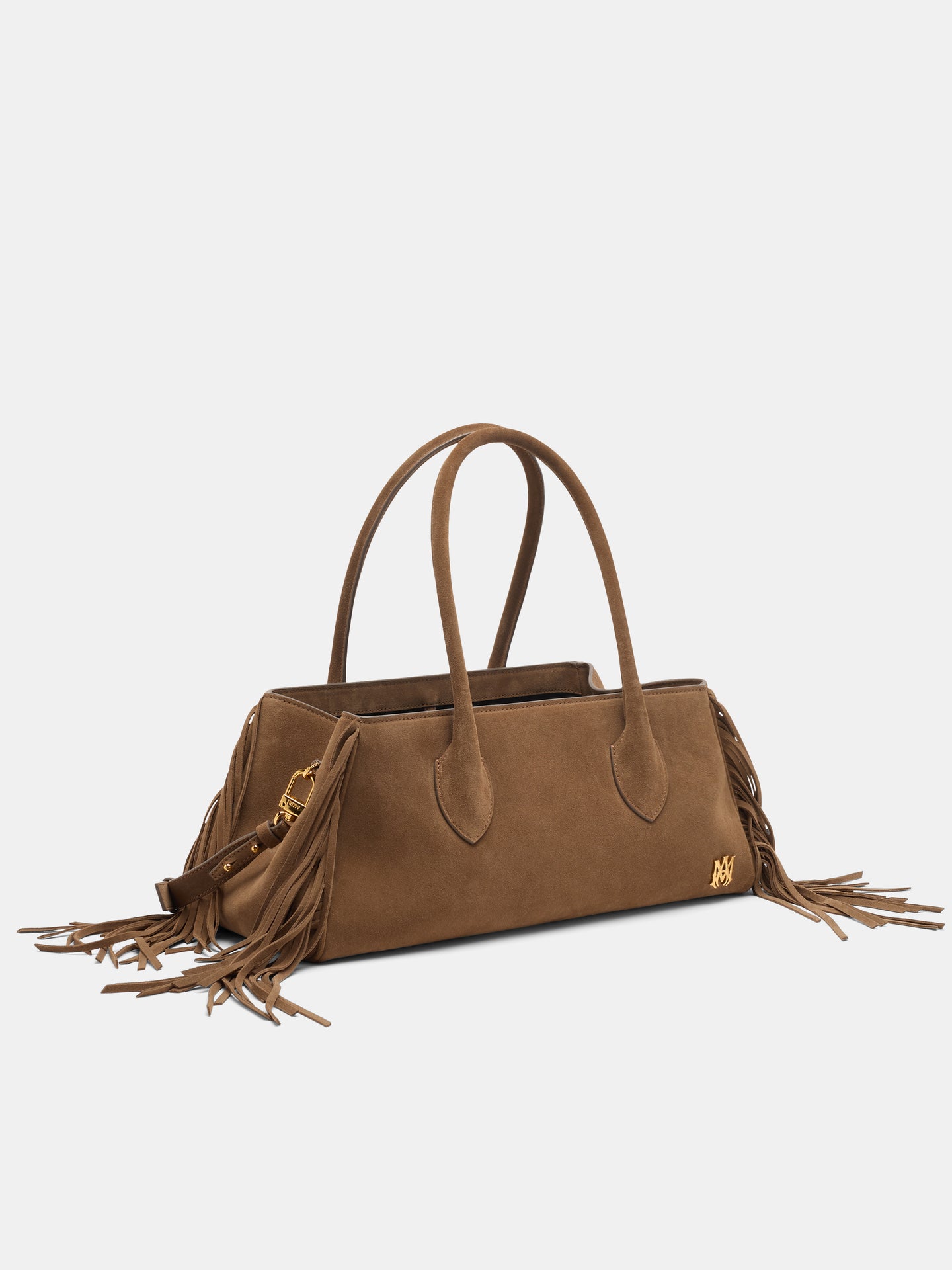 WOMEN - WOMEN'S FRINGE HONEY 40 SHOULDER BAG - Brown - AMIRI