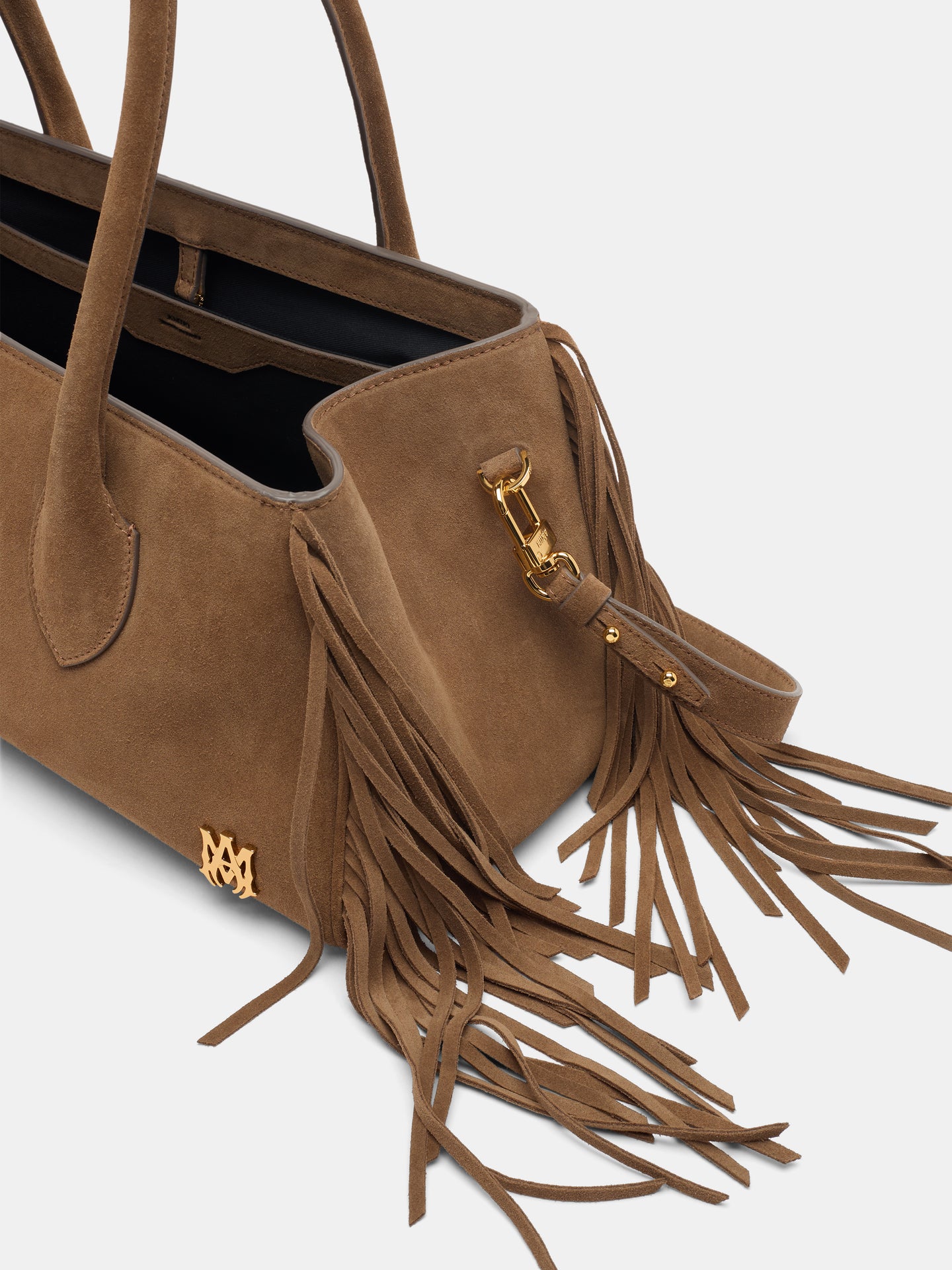 WOMEN - WOMEN'S FRINGE HONEY 40 SHOULDER BAG - Brown - AMIRI