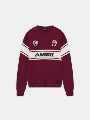 AMIRI SPORT SWEATER - Aged Port - AMIRI
