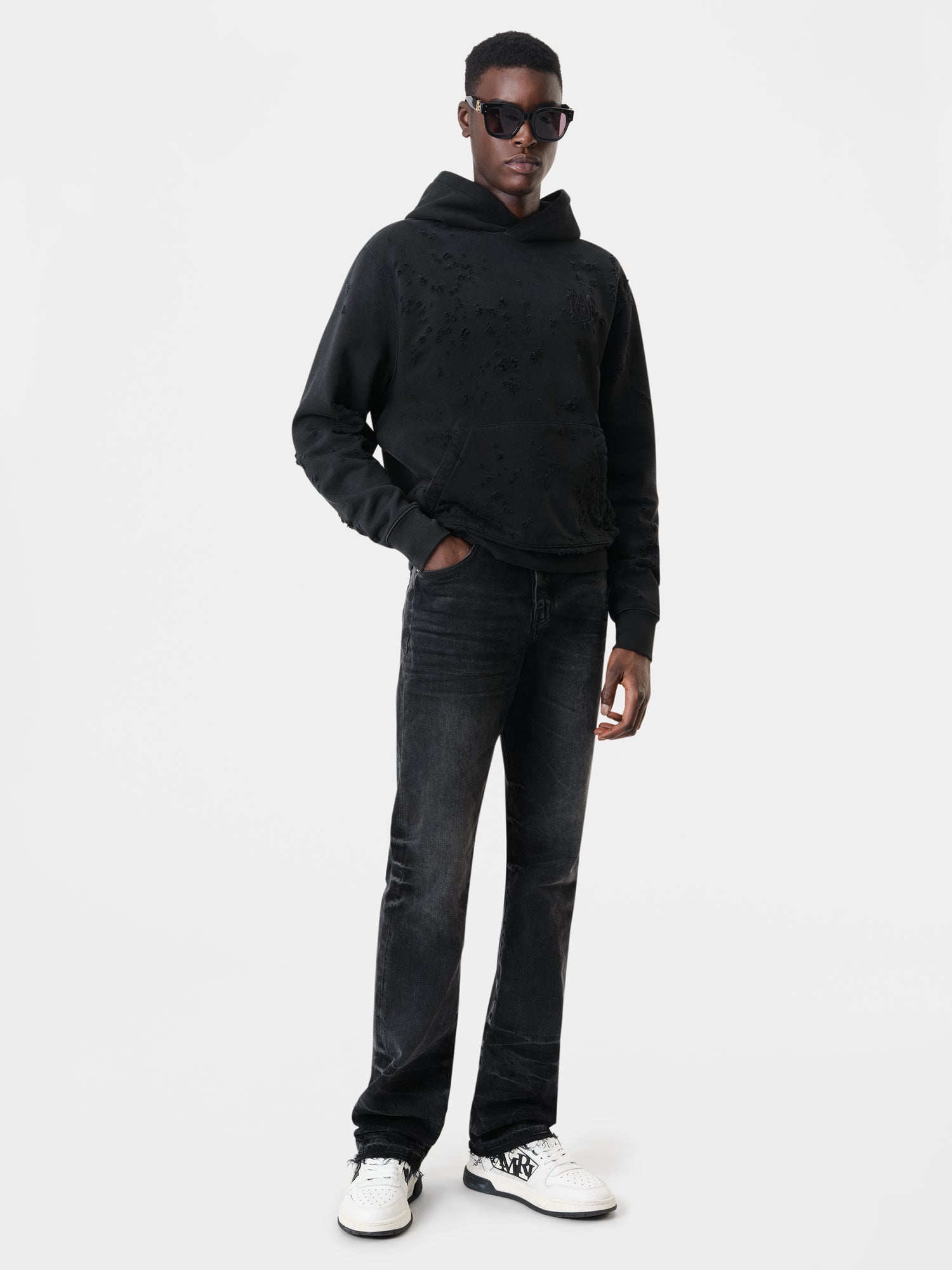 Product RELEASE HEM STRAIGHT JEAN - Faded Black featured image